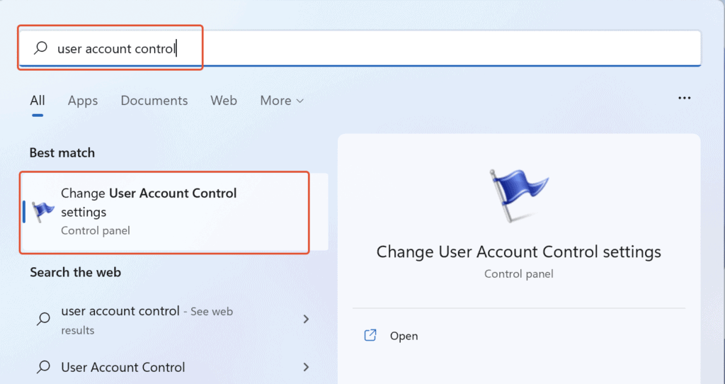 An image to search for 'User Account Control'