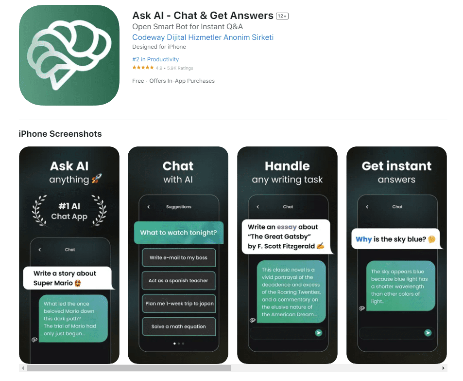 Ask AI - Chat & Get Answers