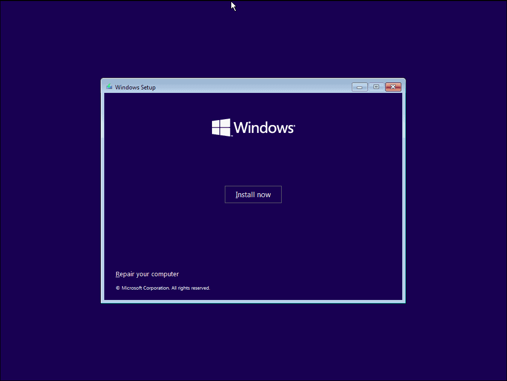 Instal Windows 11