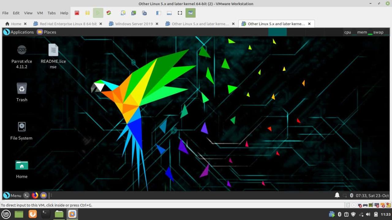 Parrot Screen