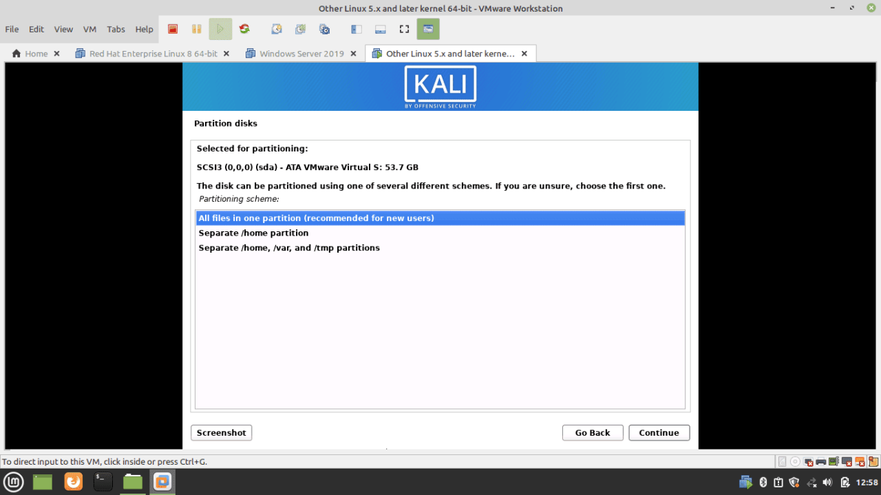 Partition Disk Two