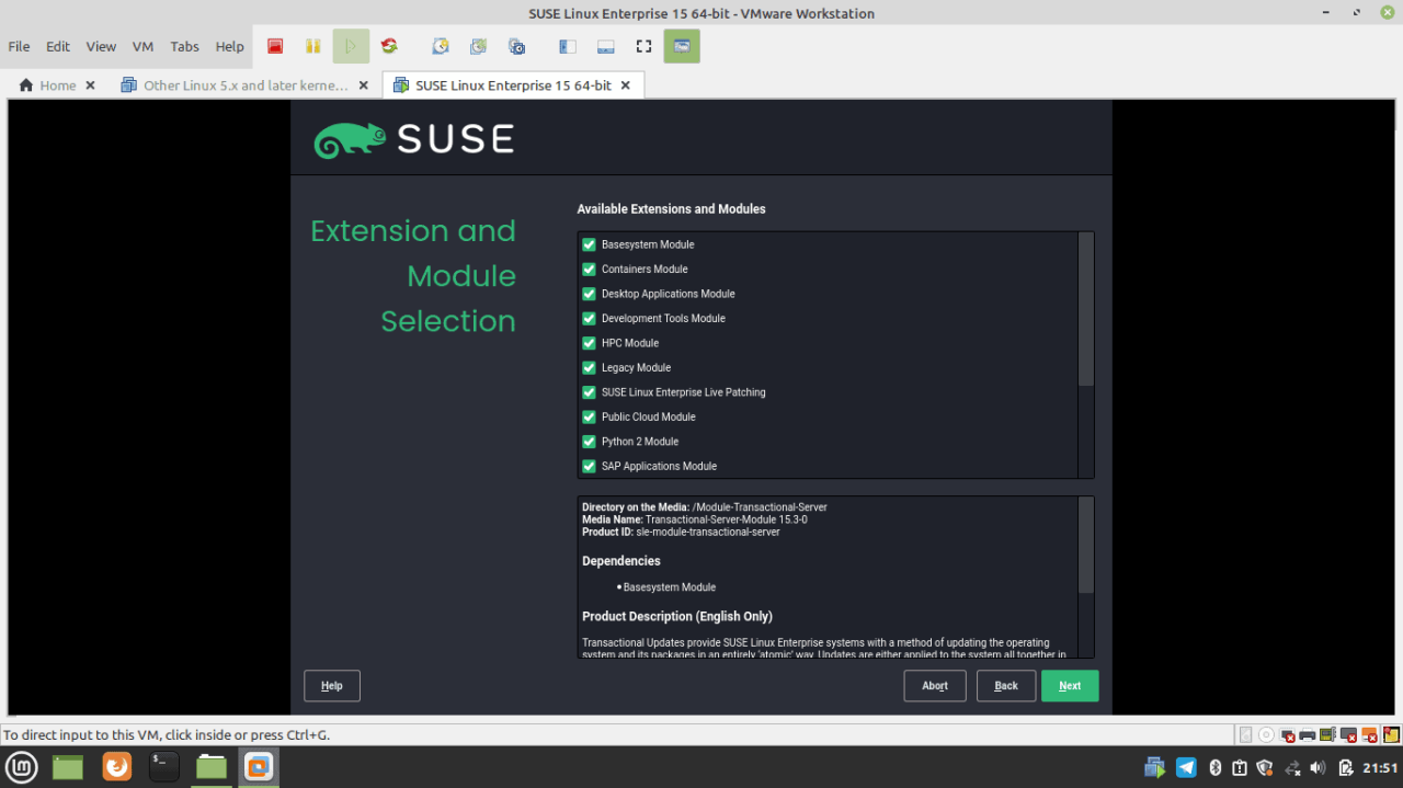 SUSE Linux Enterprise 15 SP3 11