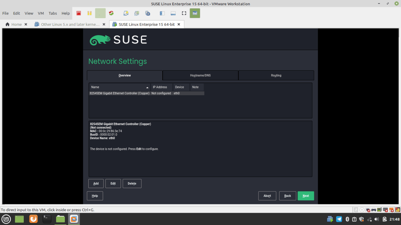 SUSE Linux Enterprise 15 SP3 Eight