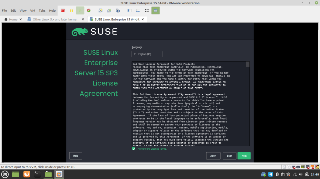 SUSE Linux Enterprise 15 SP3 Seven