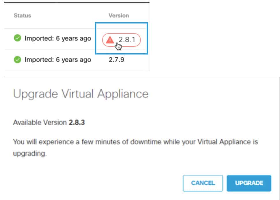 Upgrade Cisco Umbrella Virtual Appliance