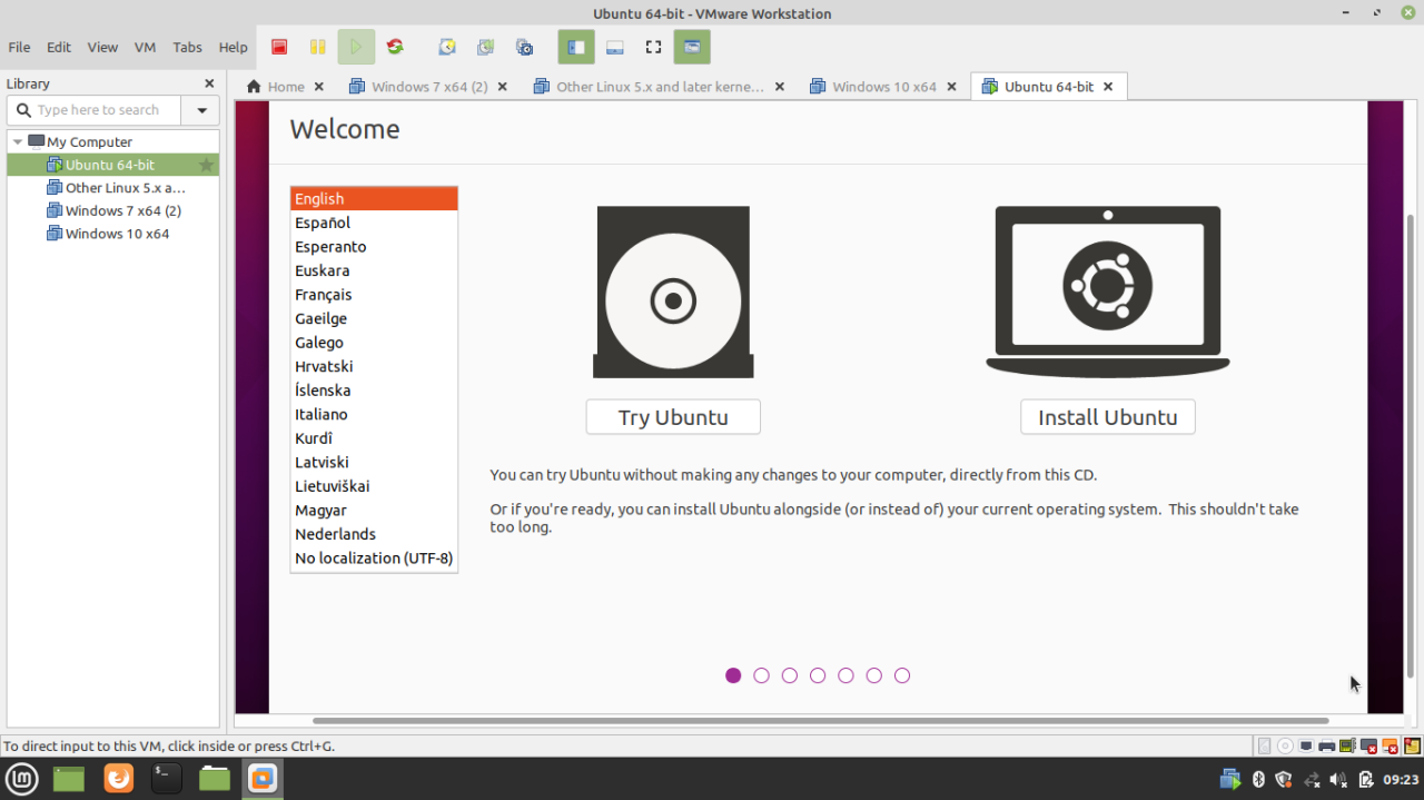 Welcome Ubuntu Virtual Machine