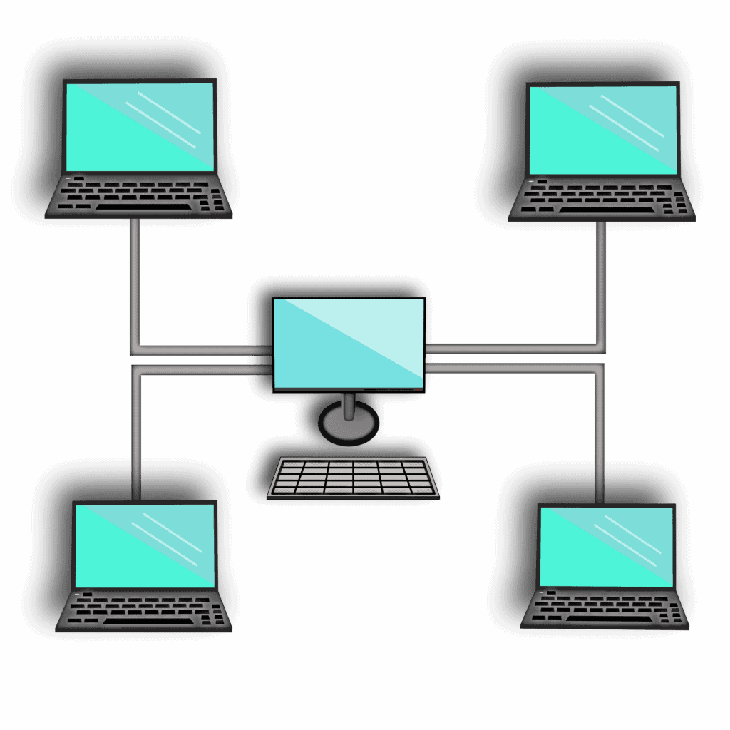 computer lan network server icon