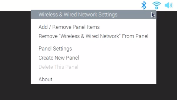 Network settings in Raspberry Pi