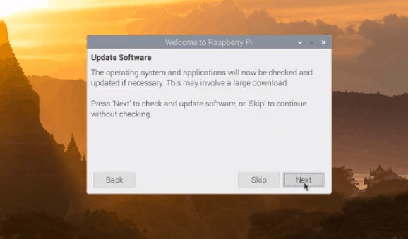 Update software in Raspberry Pi