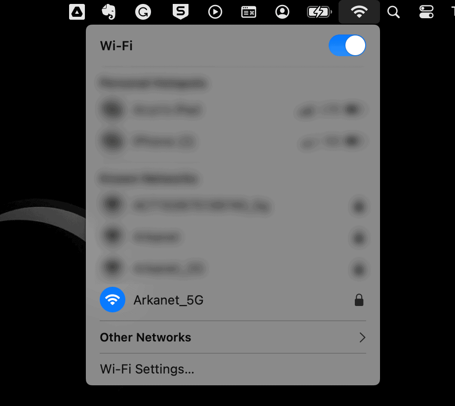 Connect your MacBook to your WiFi network