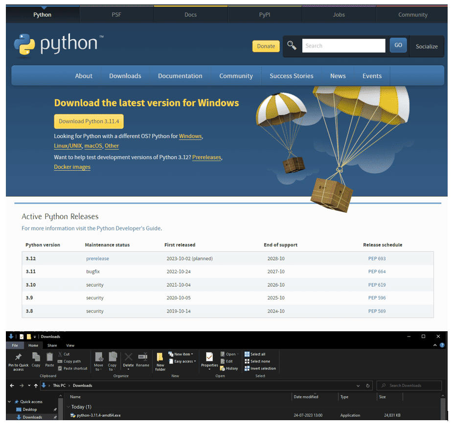 Download Python Installer